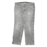 MUSTANG Mens Grey Denim Regular Fit Straight Cotton Light W38 L30 Classic Jeans