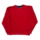 Tommy Hilfiger Sweatshirt - Medium Red Cotton