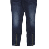 G-STAR Womens Slim Blue Denim Cotton Blend Jeans W28 L27 Zip Pockets