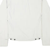 THE NORTH FACE Womens White Apex Jacket S Polyester Blend Zip Outdoor Softshell
