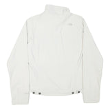 THE NORTH FACE Womens White Apex Jacket S Polyester Blend Zip Outdoor Softshell