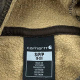 Age 8-10 Carhartt Tie-Dye Hoodie - Small Brown Cotton