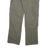 DICKIES Mens Jeans Green Regular Straight Denim W32 L28 Workwear Casual