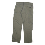 DICKIES Mens Jeans Green Regular Straight Denim W32 L28 Workwear Casual
