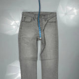 Levis Skinny Jeans - 30W 34L Grey Cotton