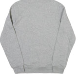 NIKE Mens Grey S Hoodie Cotton Blend Pullover Hooded Sweatshirt S