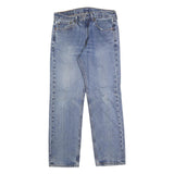 LEVI'S 505 Mens Jeans Blue Regular Straight Denim Medium W32 L30 Classic Fit