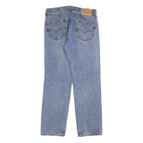 LEVI'S 505 Mens Jeans Blue Regular Straight Denim Medium W32 L30 Classic Fit