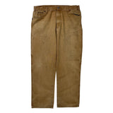 Dickies Carpenter Trousers - 36W 29L Brown Cotton