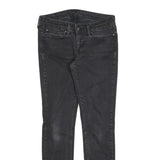 LEVI'S Womens Jeans Black Slim Skinny Denim Medium W28 L29 Stretch Cotton Blend