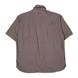 Ecko Unltd Checked Short Sleeve Shirt - Large Red Cotton