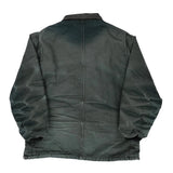 Faded Carhartt Jacket - Large Black Cotton