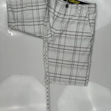 Lee Checked Shorts - 28W 9L Gray Cotton