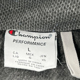 Champion Fleece Jacket - Large Black Polyester