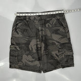 Wrangler Camo Cargo Shorts - 34W 10L Camo Cotton