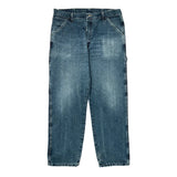 Wrangler Carpenter Jeans - 34W 32L Blue Cotton Blend