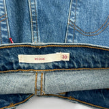 Levis Jeans - 32W UK 12 Blue Denim