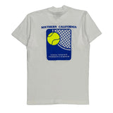 1988 USta/Volvo Tennis League Screen Stars Graphic T-Shirt - XL White Cotton Blend