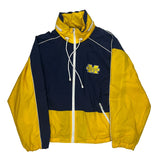 Michigan Logo Athletics College Windbreaker - XL Blue Polyester