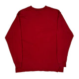 Adidas Graphic Long Sleeve T-Shirt - XL Red Cotton