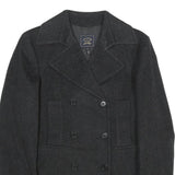 PAUL & SHARK Womens Black Classic Wool Blend Jacket M Button Double Breasted