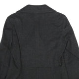 PAUL & SHARK Womens Black Classic Wool Blend Jacket M Button Double Breasted