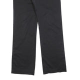 CARHARTT Mens Relaxed Black Cotton Blend Zip Trousers W34 L32 Casual Workwear