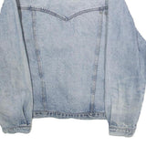 WRANGLER Womens Blue Denim Button Jacket L Cotton Classic Comfortable Casual