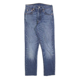 LEVI'S 501S Womens Slim Jeans Denim Medium W25 L26 Button Cotton Blend