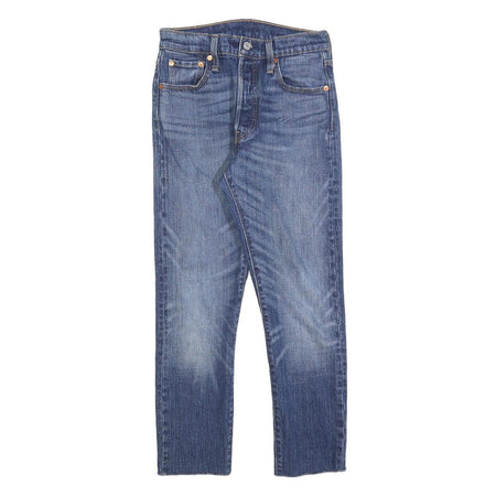 LEVI'S 501S Womens Slim Jeans Denim Medium W25 L26 Button Cotton Blend