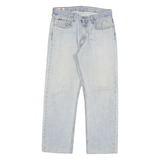 LEE COOPER Mens Blue Regular Straight Denim Cotton Light W32 L29 Zip Closure