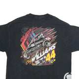 GILDAN Mens Black Cody Williams 44 Graphic T-Shirt 2XL Short Sleeve Crew Neck