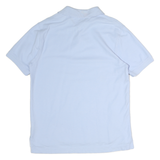 TOMMY HILFIGER Mens Blue Short Sleeve Plain Polo Shirt M Classic Fit Elegant