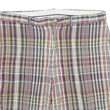 POLO RALPH LAUREN Mens Cotton Multicolour Check Casual Shorts L W36 Stylish