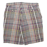 POLO RALPH LAUREN Mens Cotton Multicolour Check Casual Shorts L W36 Stylish