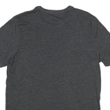 CALVIN KLEIN Mens Grey Crew Neck Short Sleeve T-Shirt M Cotton Blend Logo Print