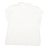 RALPH LAUREN POLO JEANS COMPANY Womens White Short Sleeve Plain XL Cotton Blend