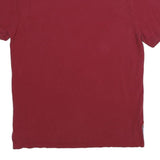 TOMMY HILFIGER Mens Red Polo Shirt Short Sleeve M Classic Cotton Casual