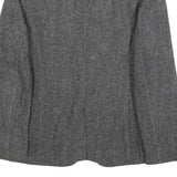 BOGNER Womens Grey Button Jacket XL Woven Classic Formal Tailored