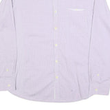 TED BAKER Mens Lilac Shirt L Cotton Blend Long Sleeve Button Casual