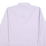 TED BAKER Mens Lilac Shirt L Cotton Blend Long Sleeve Button Casual