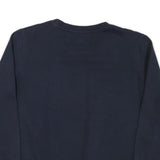 TOMMY HILFIGER Womens Navy Blue Crew Neck M Sweatshirt Logo Cotton Blend