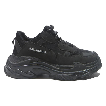 BALENCIAGA Womens Black Synthetic Chunky Trainers UK 5.5 Designer Footwear