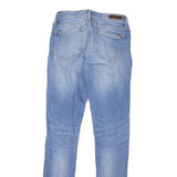 TOMMY HILFIGER Womens Jeans Blue Slim Skinny Denim Light W24 L28 Stylish Zip