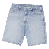 WRANGLER Mens Denim Blue Casual Shorts L W34 Cotton Blend Relaxed Fit