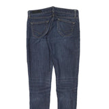 VANS Womens Blue Slim Skinny Denim Jeans W29 L31 Stretch Cotton Blend Zip