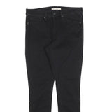 LEVI'S Womens Slim Fit Black Slim Jeans Denim W30 L30 311 Zip Closure