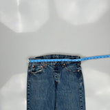 501 Levis Jeans - 30W 31L Blue Cotton