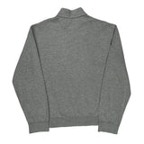 Polo By Ralph Lauren 1/4 Zip - Large Gray Cotton