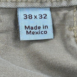 Carhartt Carpenter Trousers - 37W 32L Khaki Cotton